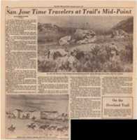 Free download San Jose time travelers at trails mid-point (San Jose Mercury, July 23, 1977) free photo or picture to be edited with GIMP online image editor