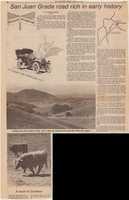 Free download San Juan Grade road rich in early history (San Jose News, March 11, 1977) free photo or picture to be edited with GIMP online image editor