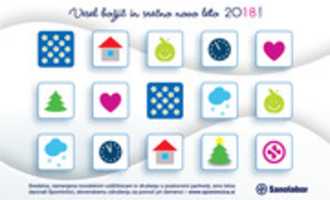 Free download Sanolabor Srecno Novo Leto 2018 free photo or picture to be edited with GIMP online image editor