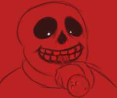 Libreng pag-download ng Sans mula sa Undertale na kumakain ng isang fetus na libreng larawan o larawan na ie-edit gamit ang GIMP online na editor ng imahe