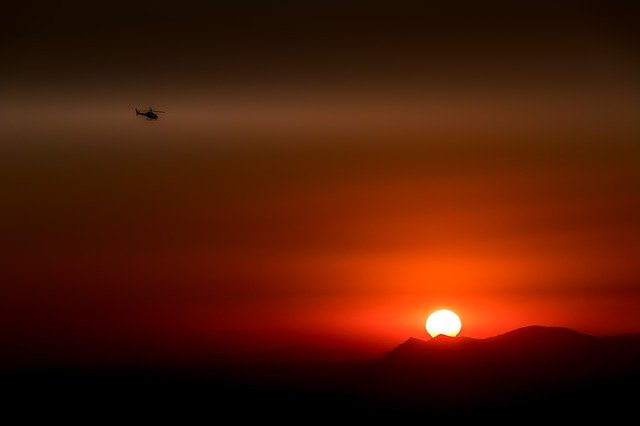 Free download santorini greece helicopter the sun free picture to be edited with GIMP free online image editor