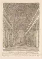 Free download Scaffolding Erected for the Restoration of the Vault in St. Peters Basilica: Overview of the Nave free photo or picture to be edited with GIMP online image editor