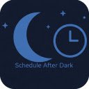 Schedule After Dark  screen for extension Chrome web store in OffiDocs Chromium