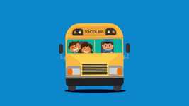 Free download School Bus Children -  free video to be edited with OpenShot online video editor