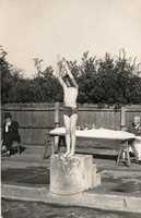 Free download School Diving Competition, England, 1956. free photo or picture to be edited with GIMP online image editor