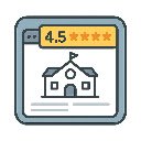School Scout for Zillow  screen for extension Chrome web store in OffiDocs Chromium