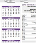 Download gratuito del modello di calendario dell'anno scolastico DOC, XLS o PPT gratuito da modificare con LibreOffice online o OpenOffice Desktop online