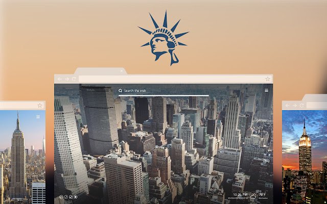 *NIEUW* NYC Skyline HD Wallpapers Nieuw tabbladthema van de Chrome-webwinkel om te gebruiken met OffiDocs Chromium online