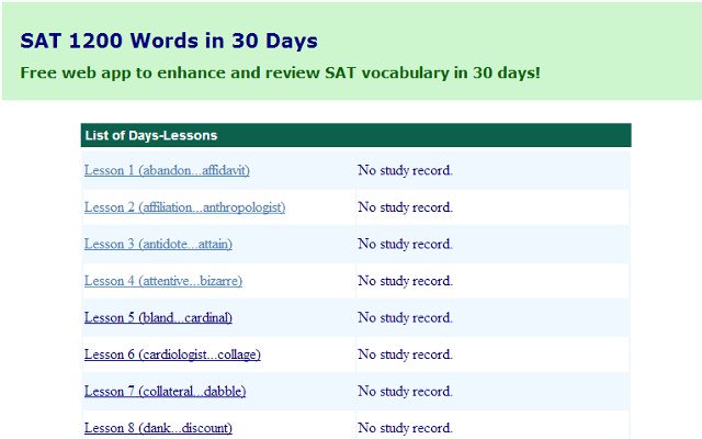 1000 SAT ACT Woorden uit de Chrome-webwinkel die online met OffiDocs Chromium kunnen worden uitgevoerd