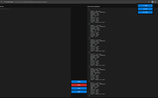 115 Cookie Manager  from Chrome web store to be run with OffiDocs Chromium online