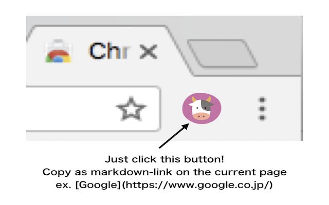 1 I-click ang Link na Kopyahin bilang Markdown mula sa Chrome web store upang patakbuhin sa OffiDocs Chromium online