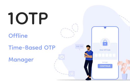 1OTP Time Based OTP Manager  from Chrome web store to be run with OffiDocs Chromium online