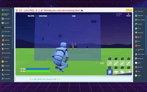 1v1 Unblocked Lets Play!  from Chrome web store to be run with OffiDocs Chromium online