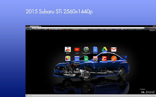 2015 STi 2560x1440p de la boutique en ligne Chrome à exécuter avec OffiDocs Chromium en ligne