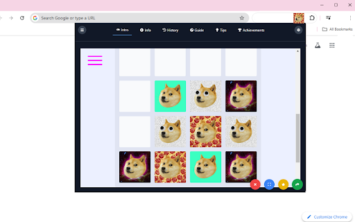 2048 Doge EE  from Chrome web store to be run with OffiDocs Chromium online