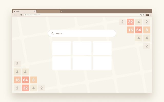 2048 Newtab Theme dal Chrome Web Store da eseguire con OffiDocs Chromium online