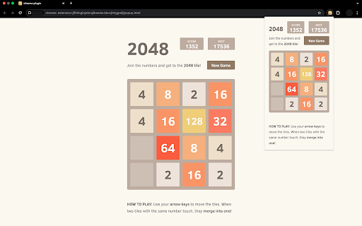 2048 Puzzle Game from Chrome web store to be run with OffiDocs Chromium online 2048 Puzzle Game from Chrome web store to be run with OffiDocs Chromium online