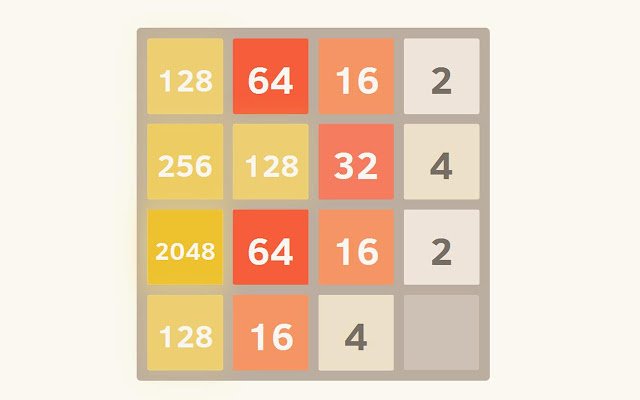 2048 The Game  from Chrome web store to be run with OffiDocs Chromium online