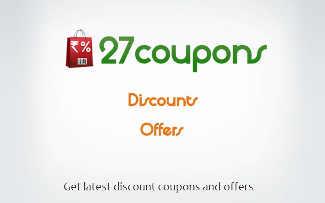 27coupons.com mula sa Chrome web store na tatakbo sa OffiDocs Chromium online