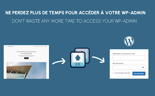 2xShift Goto secret wp admin  from Chrome web store to be run with OffiDocs Chromium online