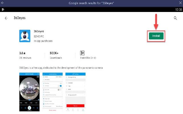 360eyes for PC  from Chrome web store to be run with OffiDocs Chromium online