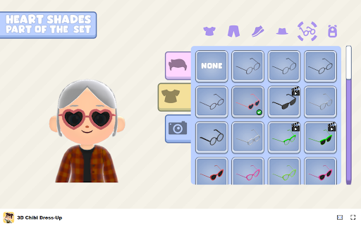 3D Chibi Dress Up Customize hairstyles, outfits, and colors!  from Chrome web store to be run with OffiDocs Chromium online