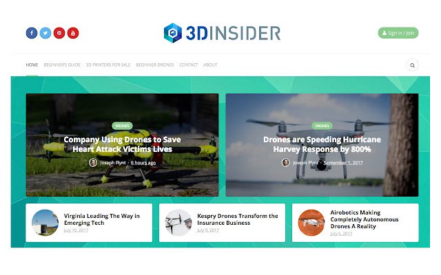 3D Insider เปลี่ยนเส้นทางไปยังเว็บไซต์จาก Chrome เว็บสโตร์เพื่อเรียกใช้ด้วย OffiDocs Chromium ออนไลน์