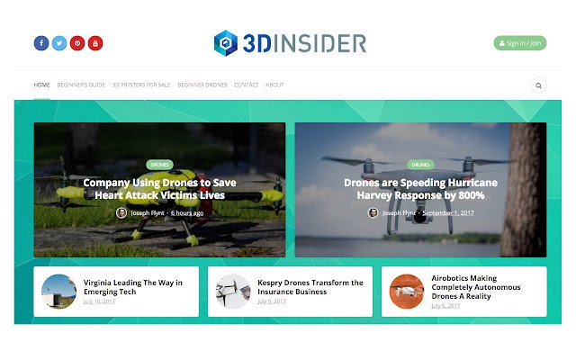 3D Insider-omleiding naar website vanuit de Chrome-webwinkel om uit te voeren met OffiDocs Chromium online