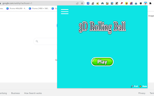 3D Rolling Ball Game  from Chrome web store to be run with OffiDocs Chromium online