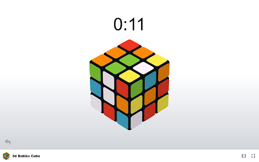 3d Rubiks Cube Game in Browser Free  Offline available  from Chrome web store to be run with OffiDocs Chromium online