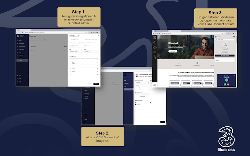 3Kontakt CRM Connect  from Chrome web store to be run with OffiDocs Chromium online