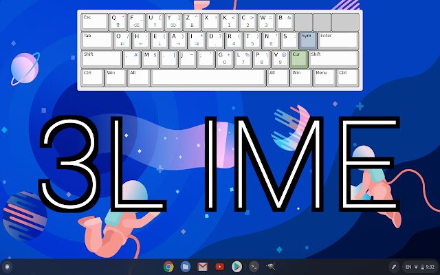 3l Keyboard Layout  from Chrome web store to be run with OffiDocs Chromium online