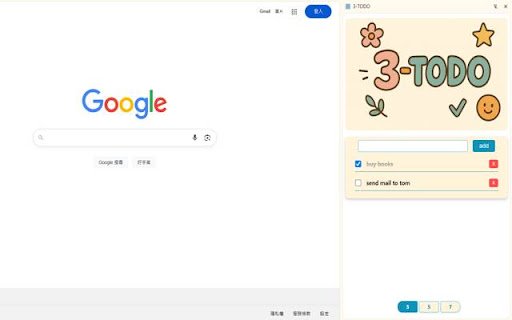 3 TODO  from Chrome web store to be run with OffiDocs Chromium online