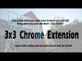 3x3 Chrome Extension  from Chrome web store to be run with OffiDocs Chromium online