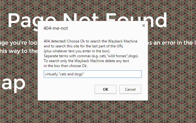 404 me not from Chrome web store to be run with OffiDocs Chromium online