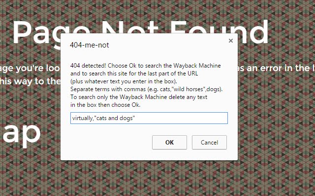 404 me not  from Chrome web store to be run with OffiDocs Chromium online