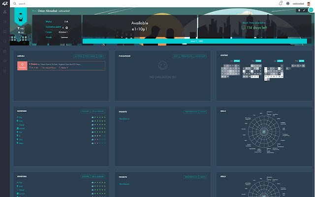 42 Logtime Darkmode de la tienda web de Chrome se ejecutará con OffiDocs Chromium en línea