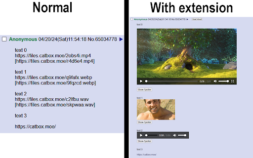 4chan Advanced  from Chrome web store to be run with OffiDocs Chromium online