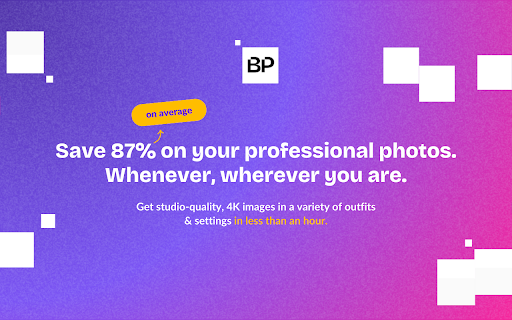 4K AI Headshots Generator BetterPic  from Chrome web store to be run with OffiDocs Chromium online
