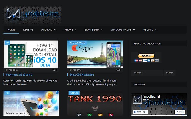 4mobiles dal Chrome Web Store da eseguire con OffiDocs Chromium online