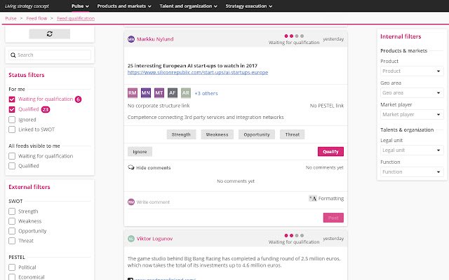 4Straction  from Chrome web store to be run with OffiDocs Chromium online