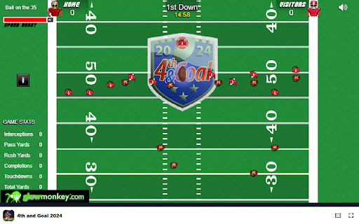 4th and Goal 2024 Game Lead your team to victory!  from Chrome web store to be run with OffiDocs Chromium online