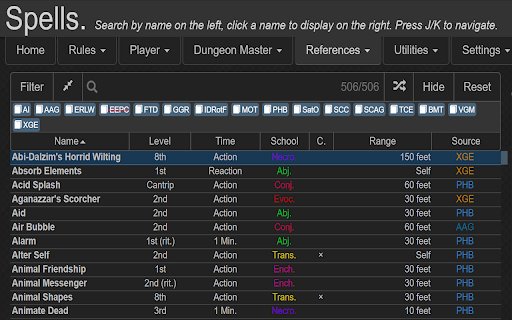 5e Tools Enhancer  from Chrome web store to be run with OffiDocs Chromium online