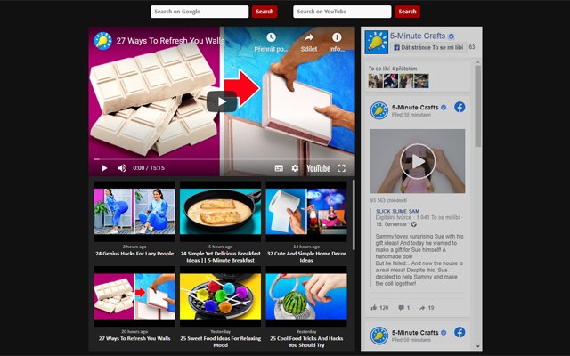 5 Minute Crafts  from Chrome web store to be run with OffiDocs Chromium online