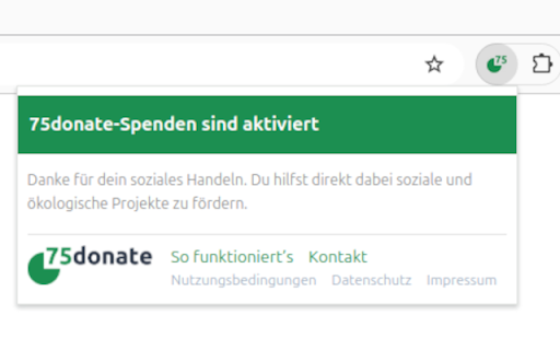 75donate from Chrome web store to be run with OffiDocs Chromium online 75donate from Chrome web store to be run with OffiDocs Chromium online