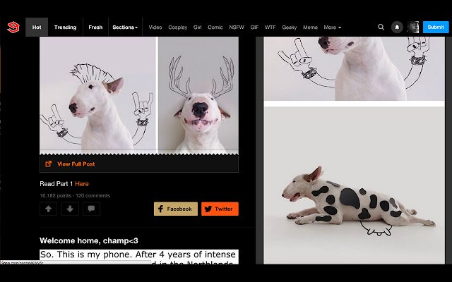 9GAG LILiK Mod  from Chrome web store to be run with OffiDocs Chromium online