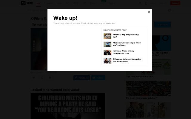 Pemblokir sh*t 9GAG dari toko web Chrome untuk dijalankan dengan OffiDocs Chromium online