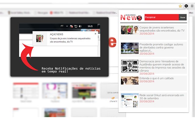 Açai News dari toko web Chrome untuk dijalankan dengan OffiDocs Chromium online