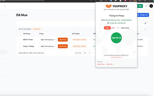 Aa! Yêu Proxy  from Chrome web store to be run with OffiDocs Chromium online