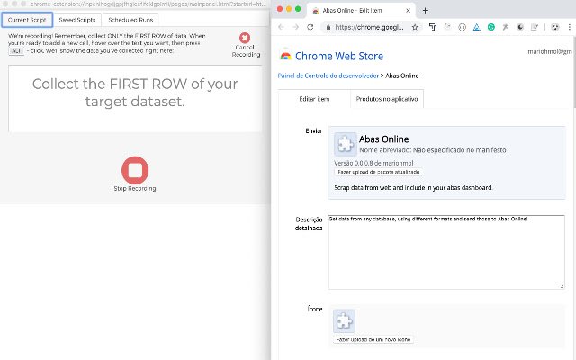 Abas Online de Chrome web store se ejecutará con OffiDocs Chromium en línea